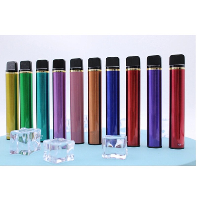 XXL Thiết bị Pod dùng một lần Thuốc lá 1800 Puffs Pen Pen Pen Pen 7ml Hộp mực 950mAh E-Thuốc lá